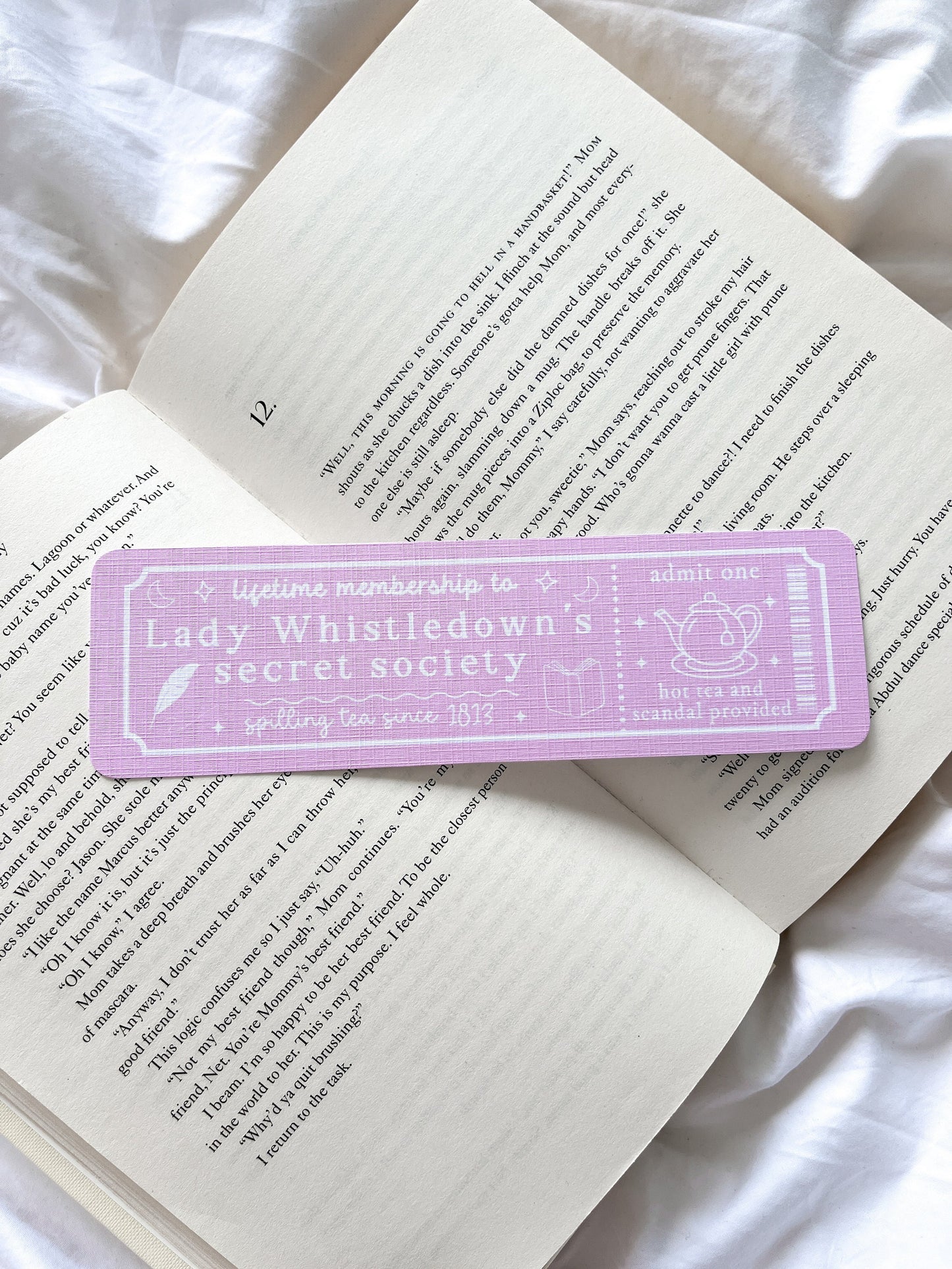 Dearest Gentle Reader Bookmark | Bridgerton Bookmark | Lady Whistledown Society Papers | Romance Bookmark