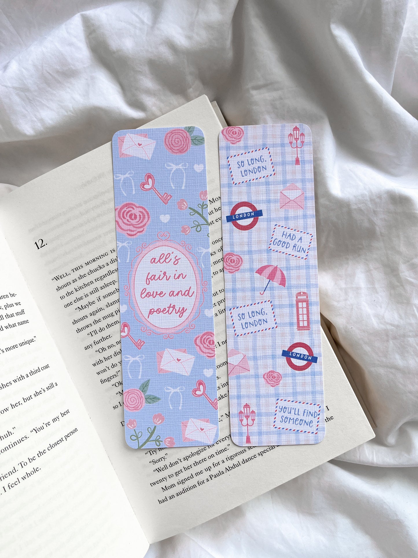 All's Fair In Love And Poetry Bookmark | So Long London Bookmark | TTPD | Cute Bookmark