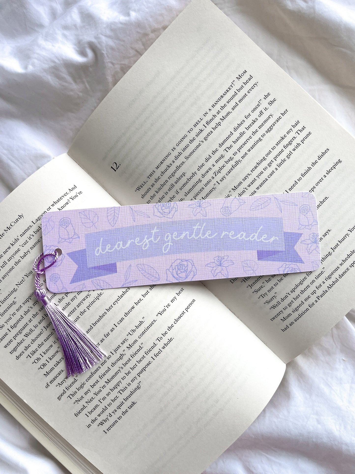 Dearest Gentle Reader Bookmark | Bridgerton Bookmark | Lady Whistledown Society Papers | Romance Bookmark