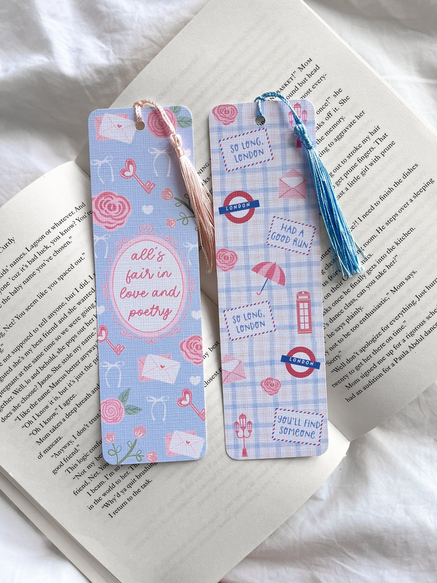 All's Fair In Love And Poetry Bookmark | So Long London Bookmark | TTPD | Cute Bookmark