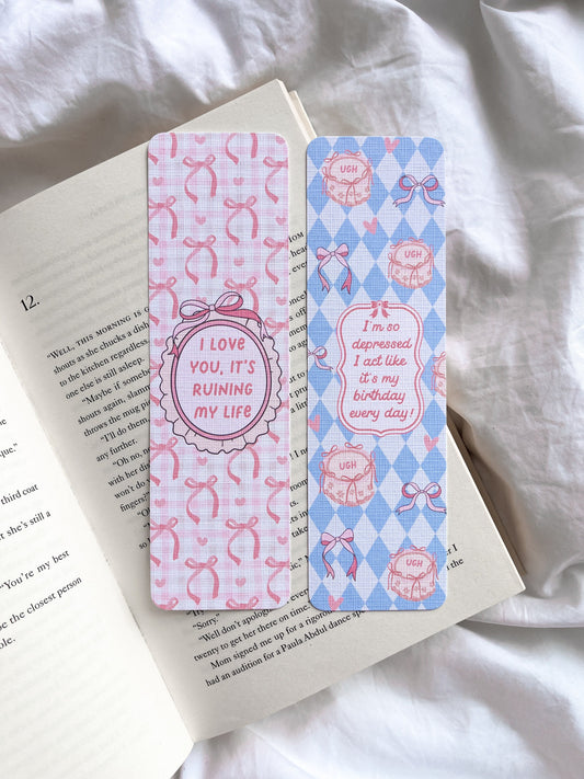 Tortured Poets Bookmark | TTPD | I Can Do It With A Broken Heart Bookmark | Cute Bookmark