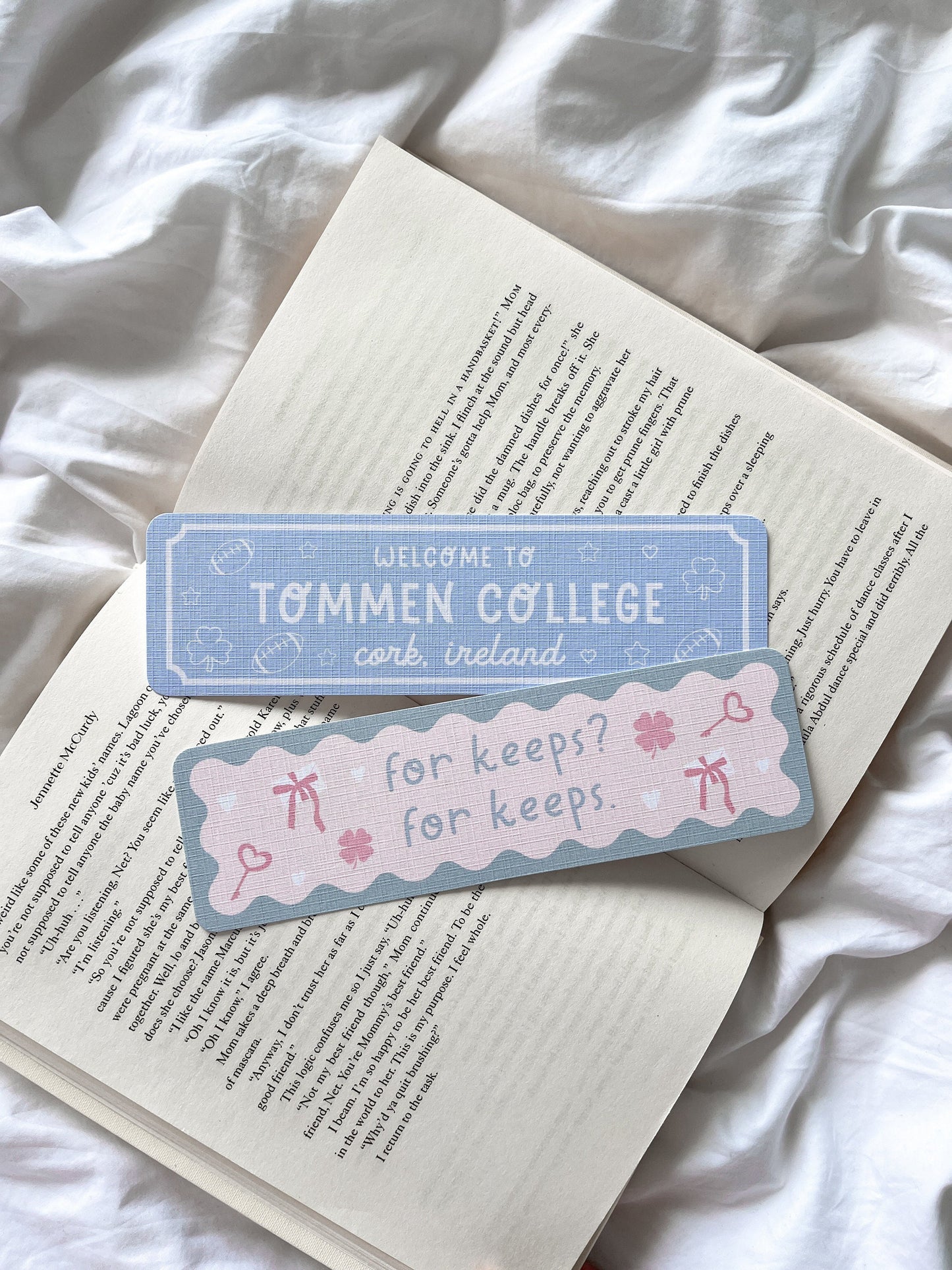 Tommen College Bookmark | Boys Of Tommen | Romance Bookmark | Bookish Gift | Book Lovers Bookmark