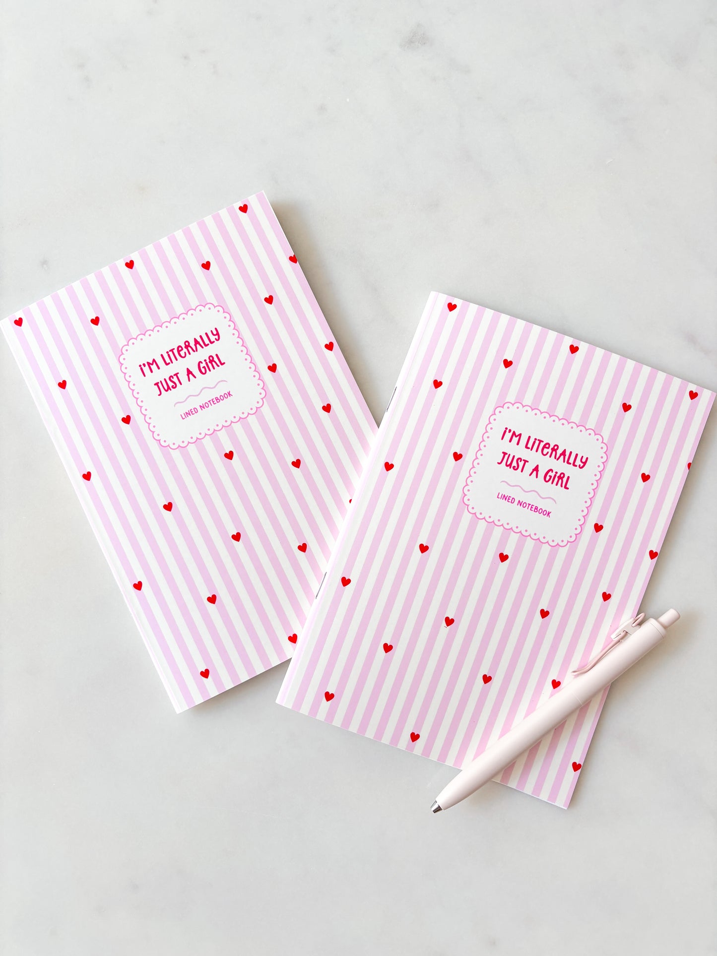 I'm Literally Just A Girl Notebook | A5 Lined Composition Book