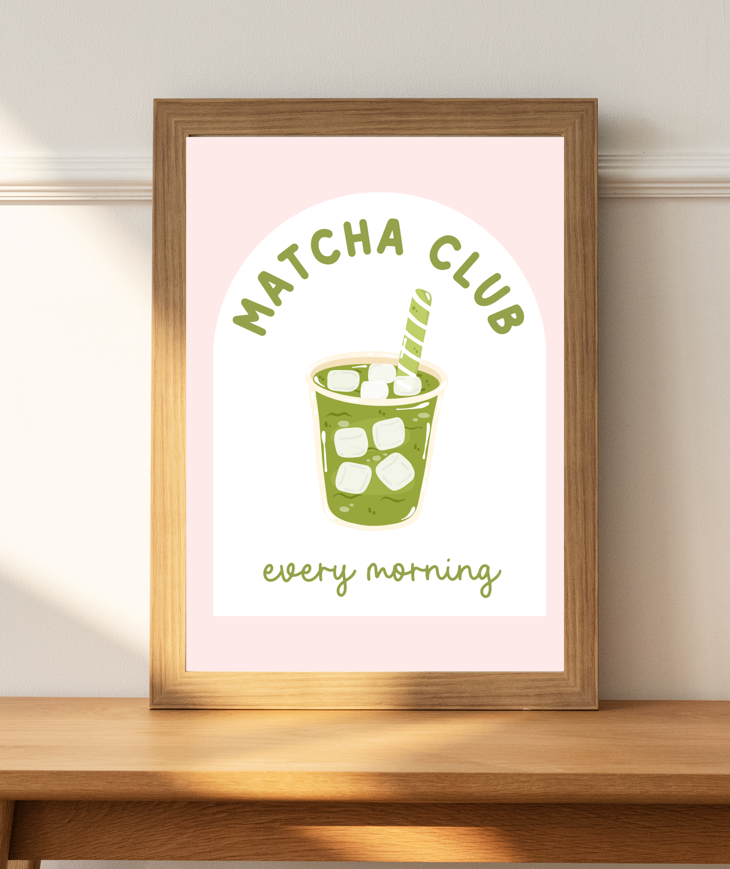 Matcha Club Art Print