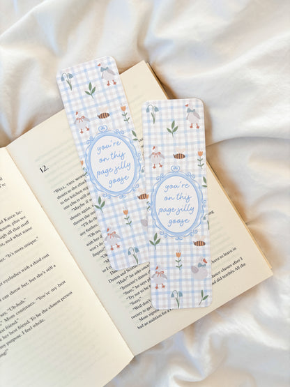 You're On This Page Silly Goose Bookmark