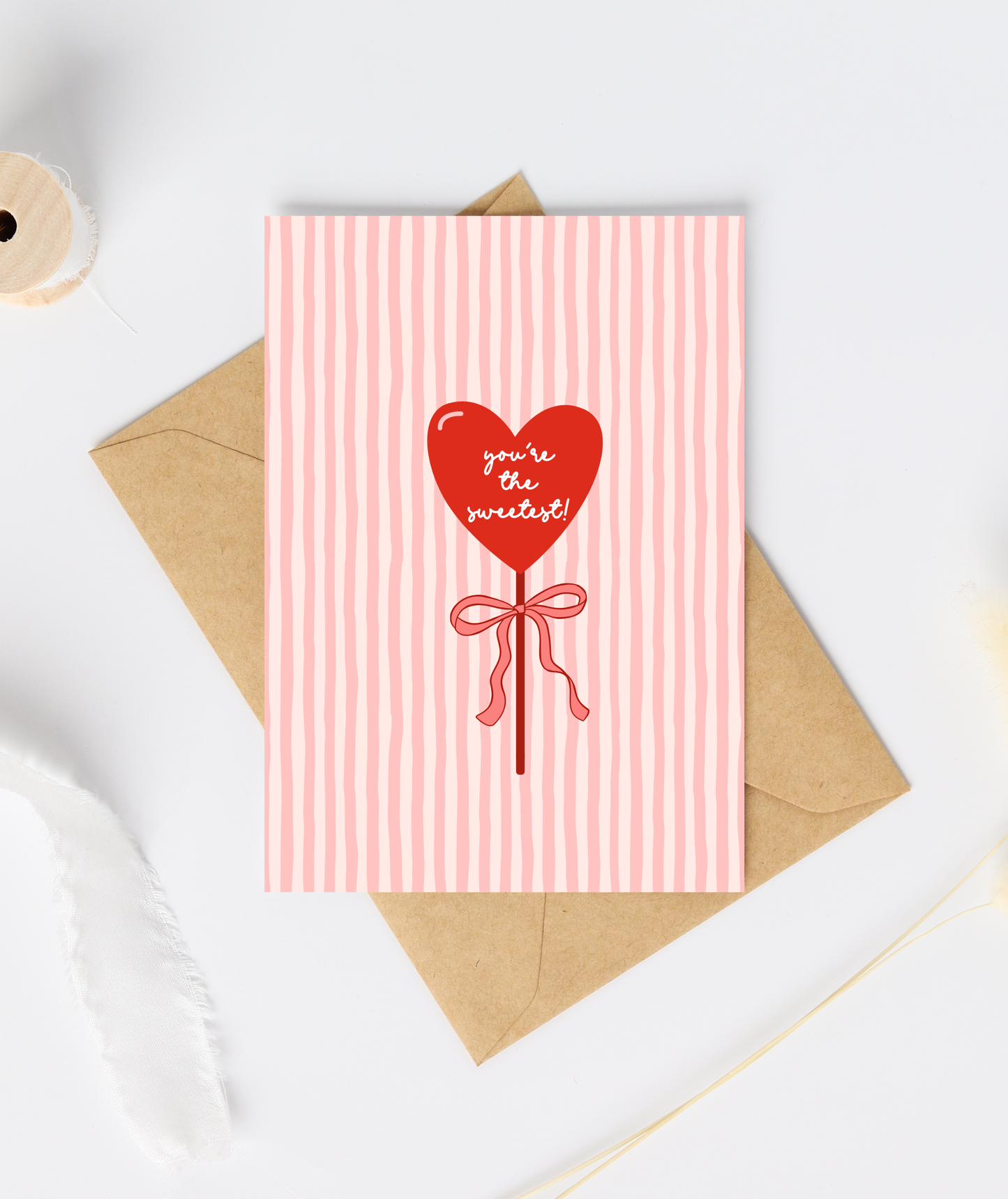 You're The Sweetest Lollipop Greeting Card