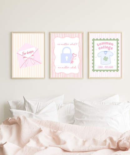 For Keeps Art Print | Tommen College Poster