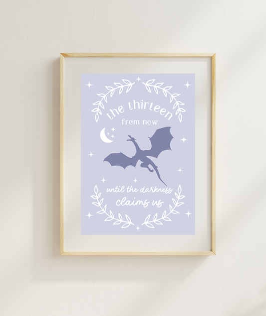 The Thirteen Art Print | ToG Print