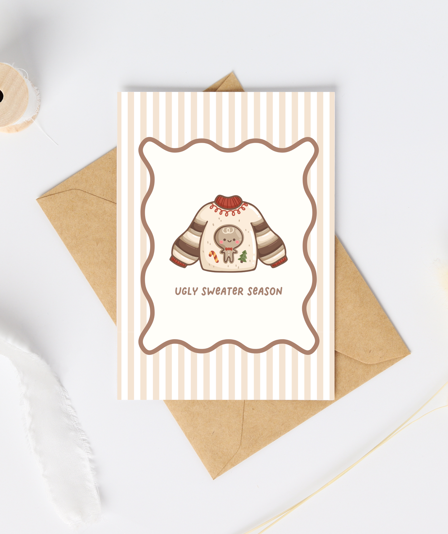 Ugly Sweater Season Christmas Card