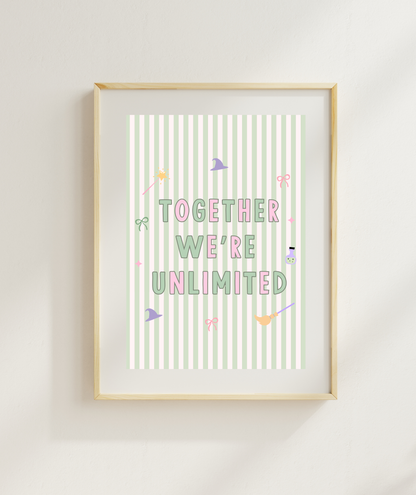 Together We're Unlimited Art Print