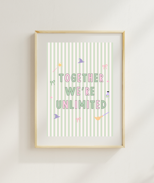 Together We're Unlimited Art Print
