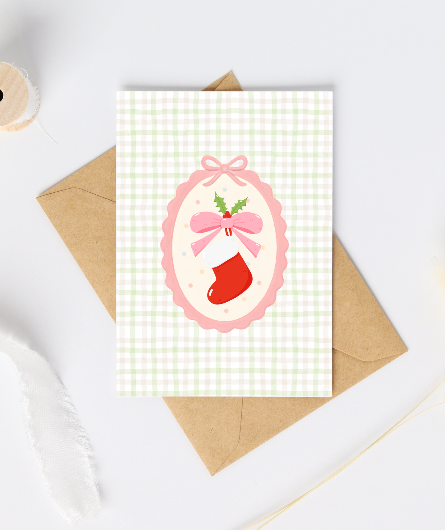 Cute Christmas Stocking Card